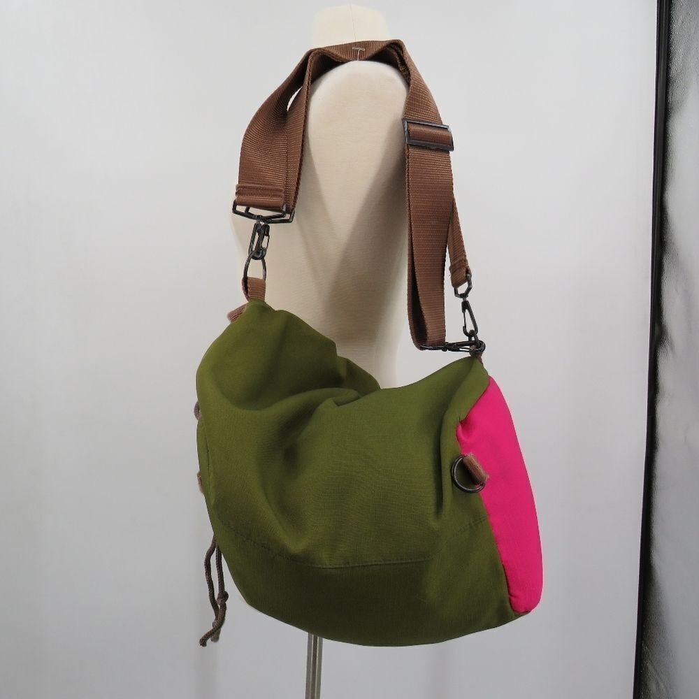 Parcel Unisex Mens Womens Large Hunter Green Convertible Duffel Backpack - Picture 4 of 16